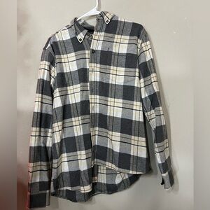 Field & Forest Men's Vintage Button Front Long Sleeve Flannel